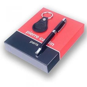 Pierre Cardin - Fountain Pen Casino & Leather Key Ring - Medium Nib Point