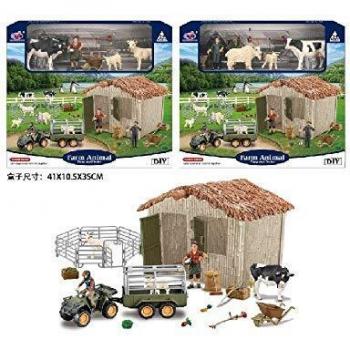 JuguetesFantasia.com Granja con Tractor Y Animales
