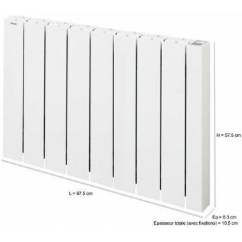Radiador eléctrico conectado con inercia fluida 1500 W Alcantara