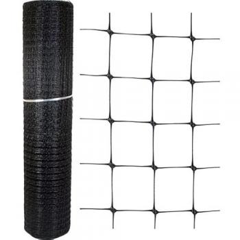 Malla Avícola Plástica Negra 19x19 mm - 2x200 m