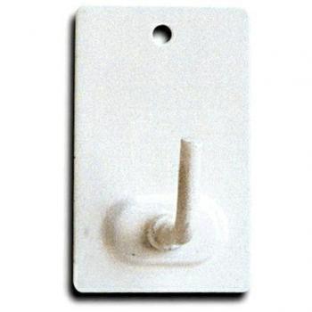 Colgador Adhesivo de Color Blanco, Pack de 2 Unidades