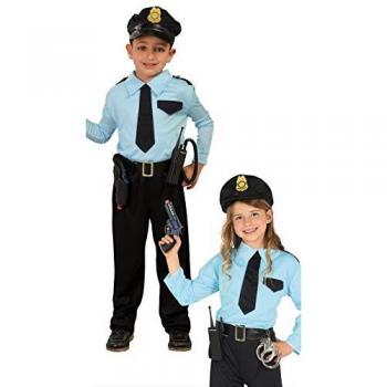 Disfraz de Policía Infantil Unisex Talla 5-6 Años Guírca