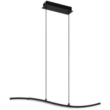 Lámpara Colgante LED Eglo LEJIAS 21.5W 3000K Negro y Brillo