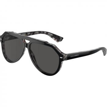Dolce & Gabbana DG4452 340387 Men's Pilot Sunglasses Gray