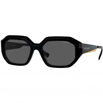 Vogue Eyewear VO5554S W44/87 Anteojos de Sol para Mujer Negros, Lentes de 54 mm, Gafas de Sol Negras