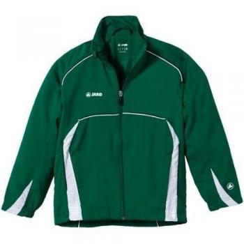 JAKO Präsentationsjacke Passion - Guantes de fútbol sala, color verde, blanco, talla 140