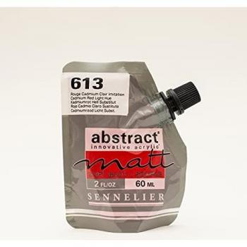 Sennelier Color acrílico mate Serie Abstract Matt 60 ml 613 rojo de cadmio claro IMIT.