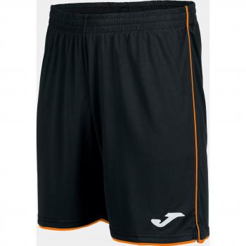 Short Joma Liga Hombre Negro Naranja
