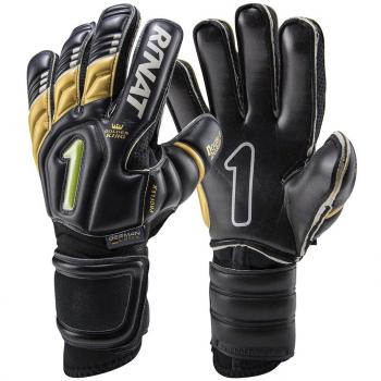 Rinat Uno Premier Gk Pro Guante De Portero, Unisex Adulto, Negro/Oro, 9