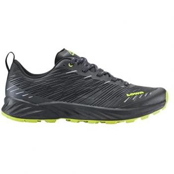 Zapatillas de Trail Running Lowa Amplux negro amarillo lima - Talla 46, características: diseño ligero, suela con buena tracción, sistema de amortiguación, transpirabilidad y soporte para el pie