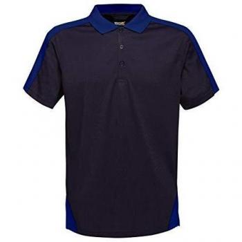 Regatta Professional Men's Classic Contrast Quick-Dry Polo Shirt - New Royal Navy, Size XS