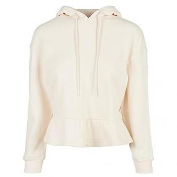 Organic Volants Hoodie for Women - Whitesand