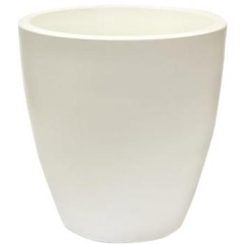 Maceta Accord 60 cm Blanco de Polietileno Lineal