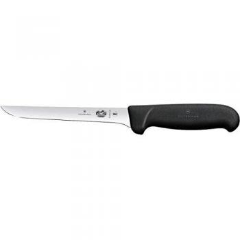 Victorinox Küche und Ausbeinmesser Fibrox Cuchillo, óxido de circonio, Negro, Mediano