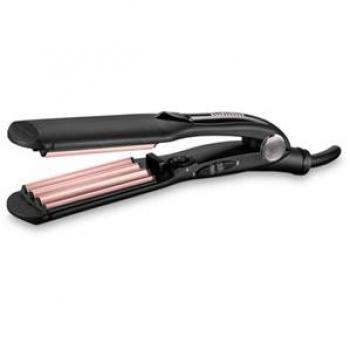 BaByliss The Crimper 2165CE - Crimper para un resultado de gofres, con placas de cerámica, temperatura ajustable, diseño ergonómico y cable giratorio