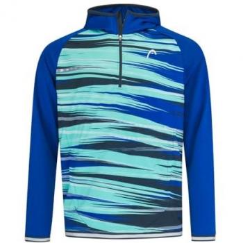 Chaqueta Sudadera Head Topspin con Capucha para Entrenamientos y Partidos, Royal Blue, S para Hombre