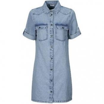 Vestido Corto de Jean Noisy May NMNew Signe S/S - Azul Claro - Tallas XS a L