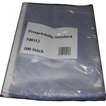Funda para folletos A4 transparente graneada - 100 unidades 0,05 mm