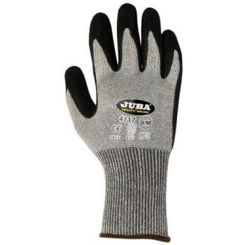 Juba - Guante a brushg algodon spandex palma nitrilo t 7