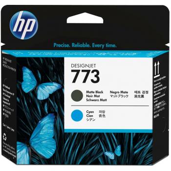 HP 773 Matte Black/Cyan - Cabezal de impresora