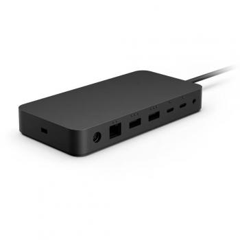 Estación de Acoplamiento Microsoft Surface Thunderbolt 4 Negra con Hub USB y 8 Puertos