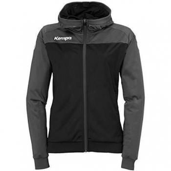 Kempa Prime Multi Jacket Women Chaqueta De Balonmano con Capucha para Mujer, Azul Deep/Rojo Oscuro, XS