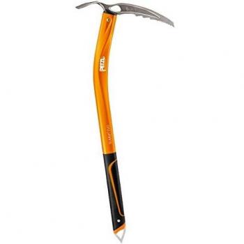 Petzl Summit Evo 59 cm Ice Axe - Technical Climbing Tool in Black and Orange