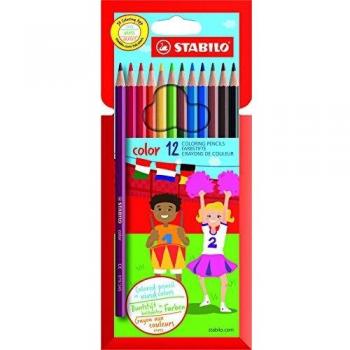 Lápiz de color STABILO color - Estuche con 12 colores