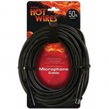 Hot Wires Microphone Cable (50', XLR-XLR)