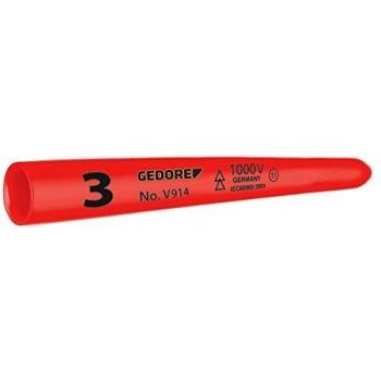 Boquilla VDE GEDORE 914 3, 80mm de longitud y 10mm de diámetro, con marcado VDE