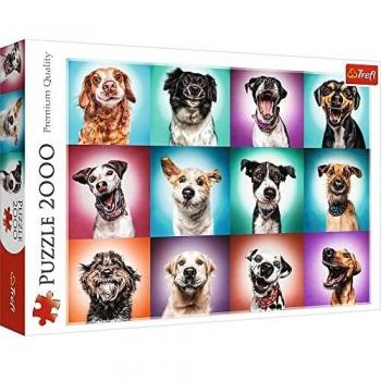 Puzzle 2000 Piezas Retratos Divertidos de Perros