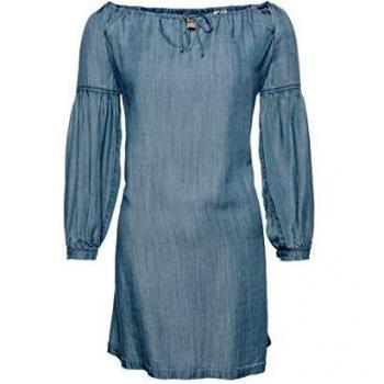 Superdry Mujer Vestido Arizona Peek A Boo Índigo Claro 40