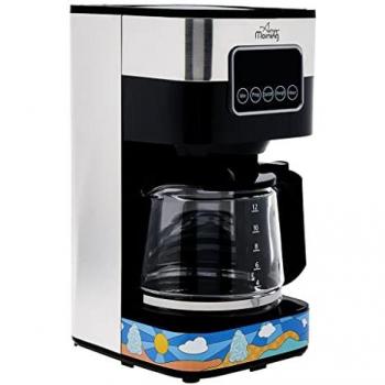 Cafetera Programable Any Morning de 10 Tazas con Pantalla Táctil, Encendido y Apagado Automático, Función Antigoteo, 1.5 L / 50 oz