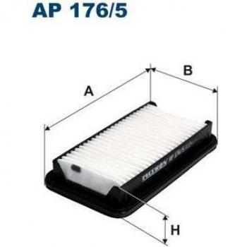 Filtro de aire FILTRON AP 176/5, tipo: Filtro de aire, características: diseñado para proporcionar una alta eficiencia en la filtración del aire, compatible con diversos modelos de vehículos, fabricado con materiales de calidad que garantizan
