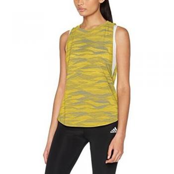 adidas Box T Deep Aero Camiseta, Mujer, Amarillo