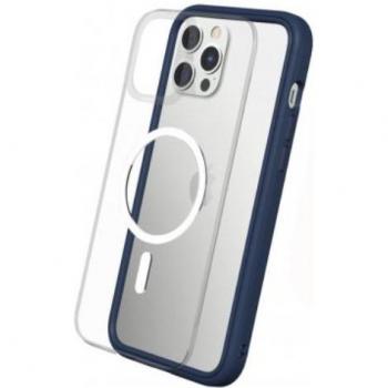 Funda Modular RhinoShield Mod NX MagSafe para iPhone 15 Plus, Azul Marino, Absorbe Caídas de hasta 3.5 metros, Personalizable