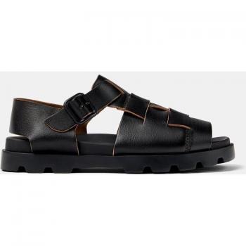 CAMPER Brutus Sandal - Men's Sandals - Black, Size 41, Smooth Leather
