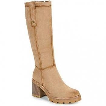 Botas de Mujer Refresh 172123 Taupe con Doble Suela y Cremallera, Moda Casual
