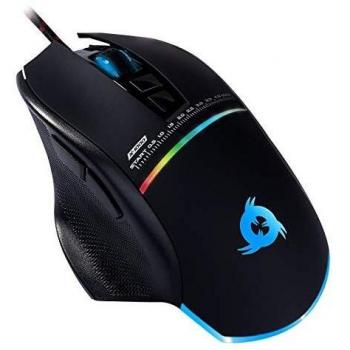 KLIM Skill Ratón Gaming de Alta Precisión USB - Nueva 2022 Versión – dpi Ajustable – Botones Programables – Cómoda Postura para Todos los Tamaños de Manos – Excelente Agarre Negro