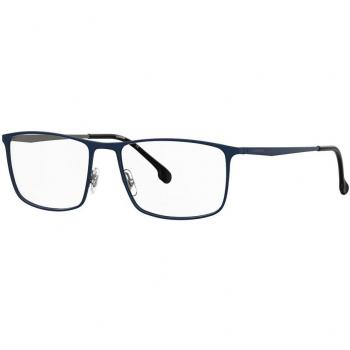 Carrera 8857 Men's Prescription Glasses, Full-Rim Square Titanium Frame, Blue