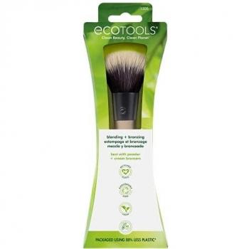 Ecotools Blending And Bronzing Brocha para Difuminar y Broncear - 1 Unidad