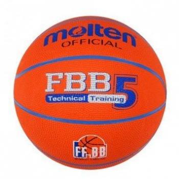 Balón de baloncesto recreativo Molten FBB Entrenamiento Técnico Naranja Tamaño 6 Unisex