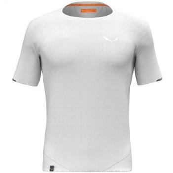 Camiseta Salewa Pedroc Dry Mesh de Manga Corta para Hombre - Talla M - Color Blanco