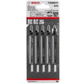 Bosch 2 608 636 640 - Hoja de sierra de calar T 308 BOF - Extraclean for Hard Wood