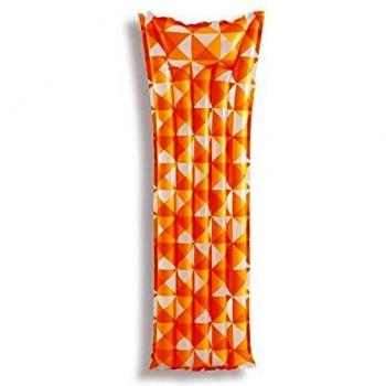 Intex- Colchoneta Mosaico, Color Turquesa/Naranja/Verde, 183 x 69 cm, 59712