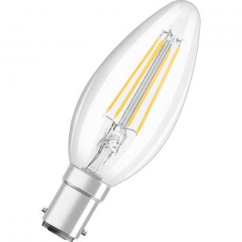 Osram Classic LED B15d Vela con Filamento Clara 4W 470lm - 827 Luz muy Cálida