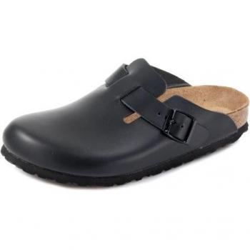 Natural Leather Boston Clogs by Birkenstock