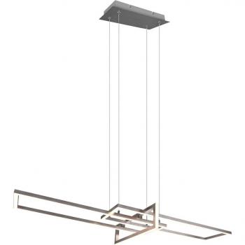 Lámpara Colgante Trio Salinas LED Estera Níquel