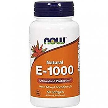 Natural Vitamin E 1000 (Mixed Tocopherols) - 50 Softgels