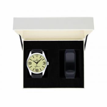 Radiant Reloj Hombre Analogico Cuarzo con Correa de Piel sintetica RA533202T